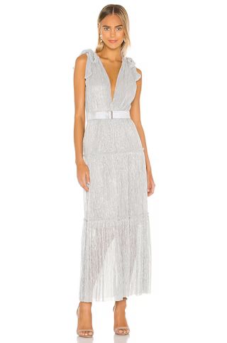 Sabina Musayev Helena Dress in Silver from Revolve.com | Revolve Clothing (Global)