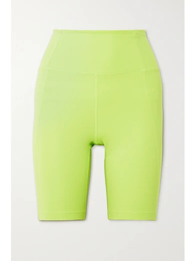 Girlfriend Collective - Bike Stretch Shorts - Yellow | NET-A-PORTER (US)