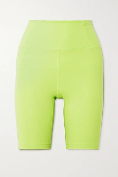 Girlfriend Collective - Bike Stretch Shorts - Yellow | NET-A-PORTER (US)