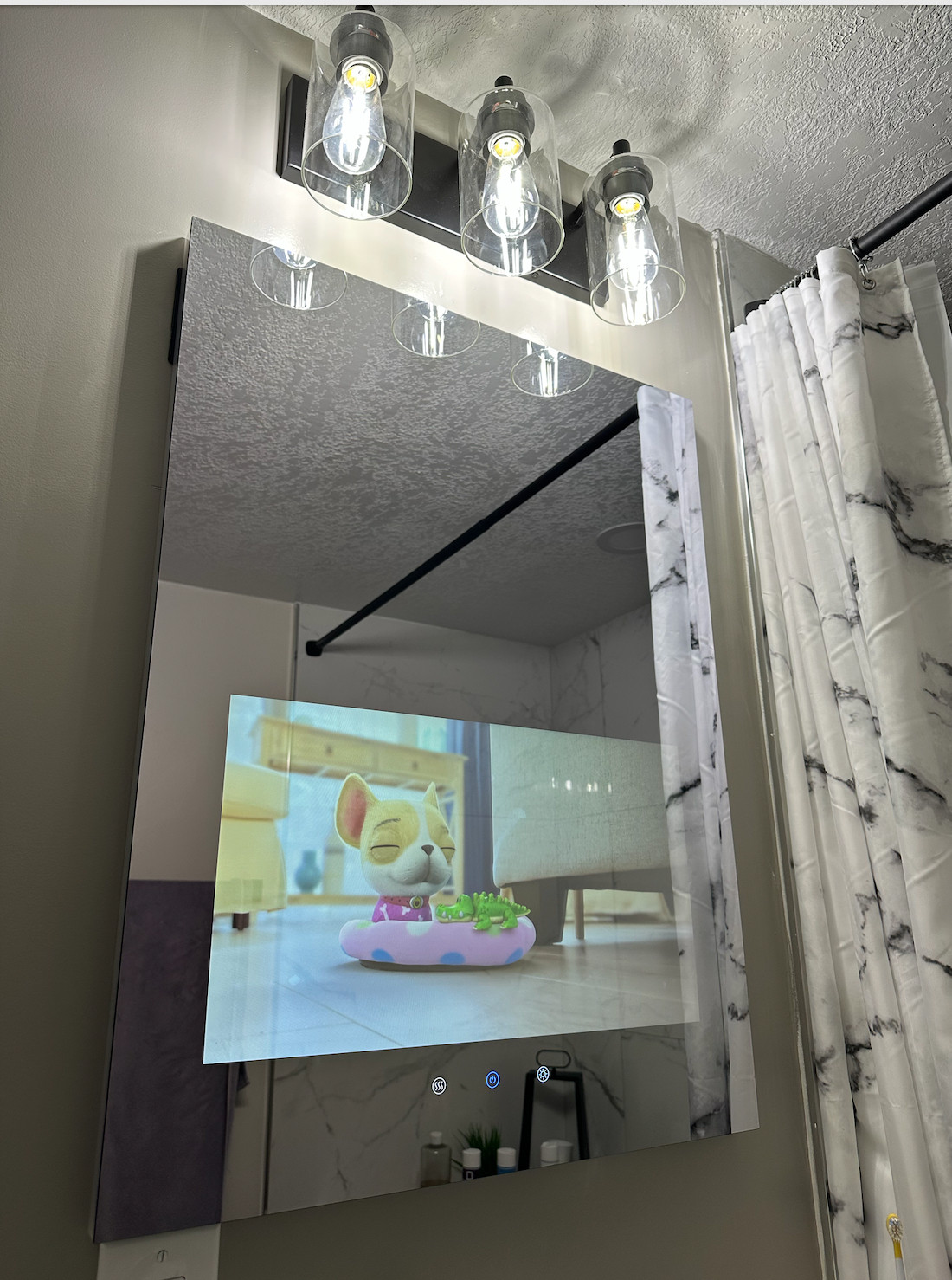 Our bathroom mirror streams Netflix, Youtube.. you name it! This in insane!! Technology is so cool - also my kids don't want to get out of the bathtub now!  

 #LTKHome #LTKFamily