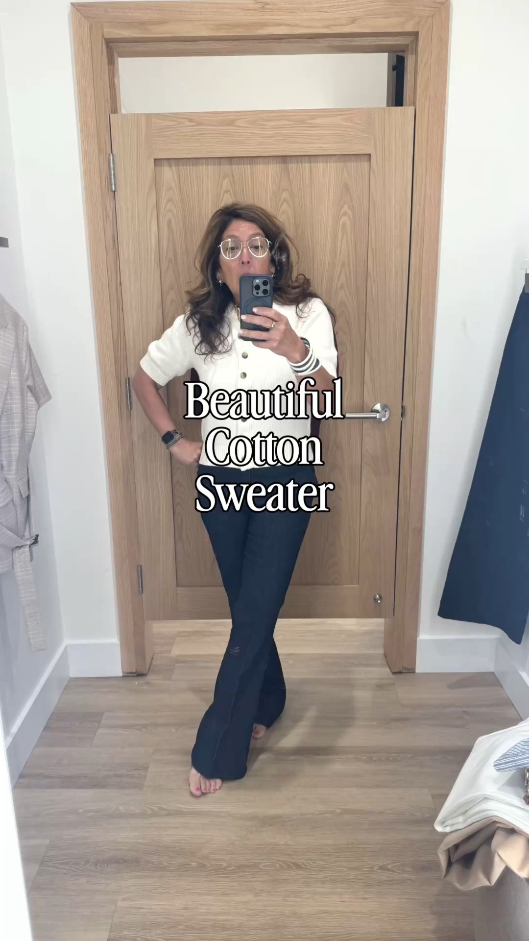 This sweater is so soft and comfortable. Comes in ivory and powder blue. I need it in both colors it’s so good. Beautiful and perfect for fall, winter and spring.  
Wear on its own or layer over a tee. 
The jeans are a beautiful dark wash and make a great work trouser. 

I’m Elisa, a Dallas based wardrobe stylist, consultant, founder of Turnkey Style, and author of The Style Advantage: I Say What HR Can’t. 

I work one on one with professionals as well as with leaders and corporate teams to build authentic executive presence that drives real ROI.

👉🏼 I’m also a mom of two grown boys, a wife, a post-menopausal woman in business, 5’4”, a size 12/14 on the bottom and L on top. 

🙋🏻‍♀️ I’ve been everything from a size 10–18+, which is why fit, function, and real life always come first.

#LTKSaleAlert #LTKWorkwear #LTKMidsize
