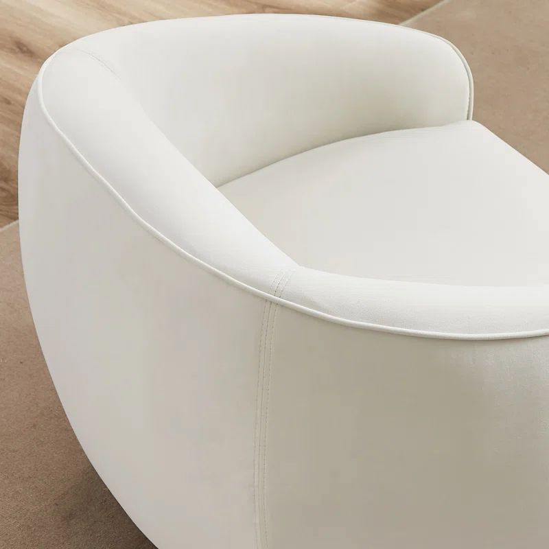 Janith 38.18inch Upholstered Barrel Chair | Wayfair North America