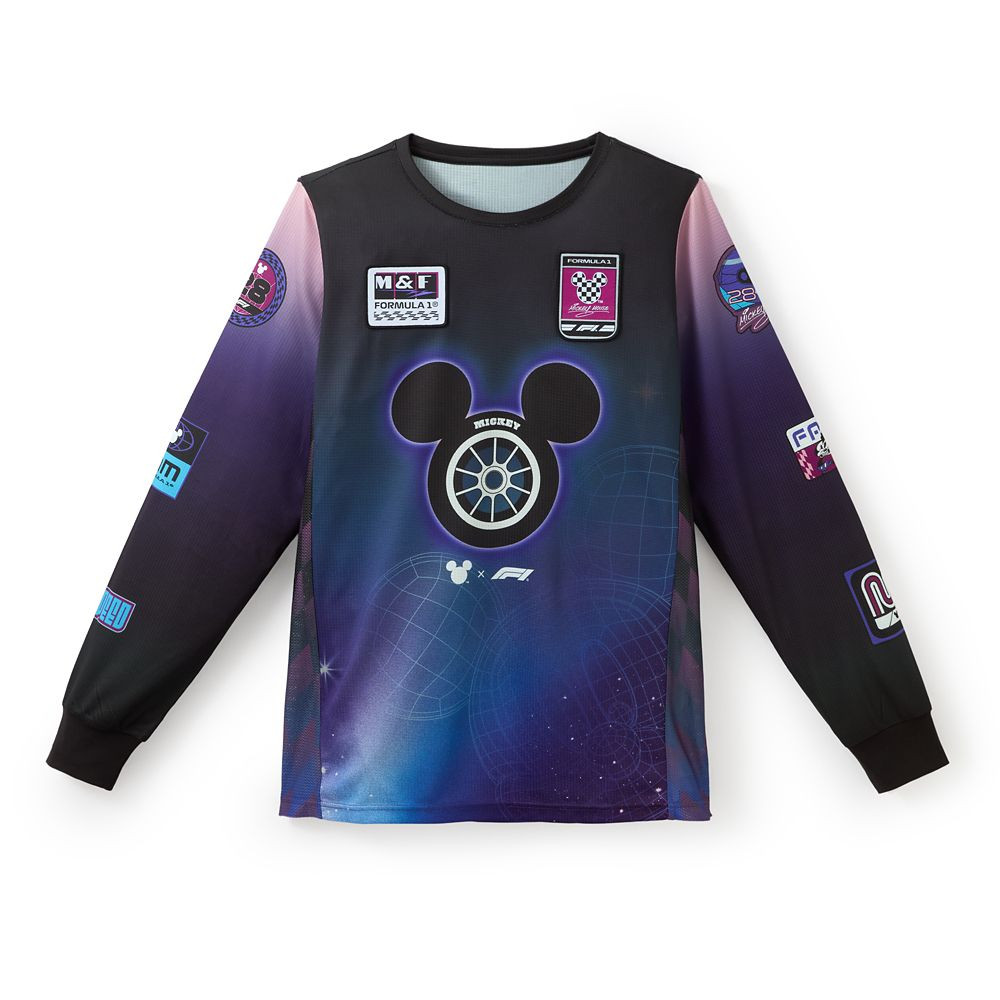 Disney x Formula 1\u00ae Velocity Mickey Mouse Long Sleeve T-Shirt for Men | Disney Store