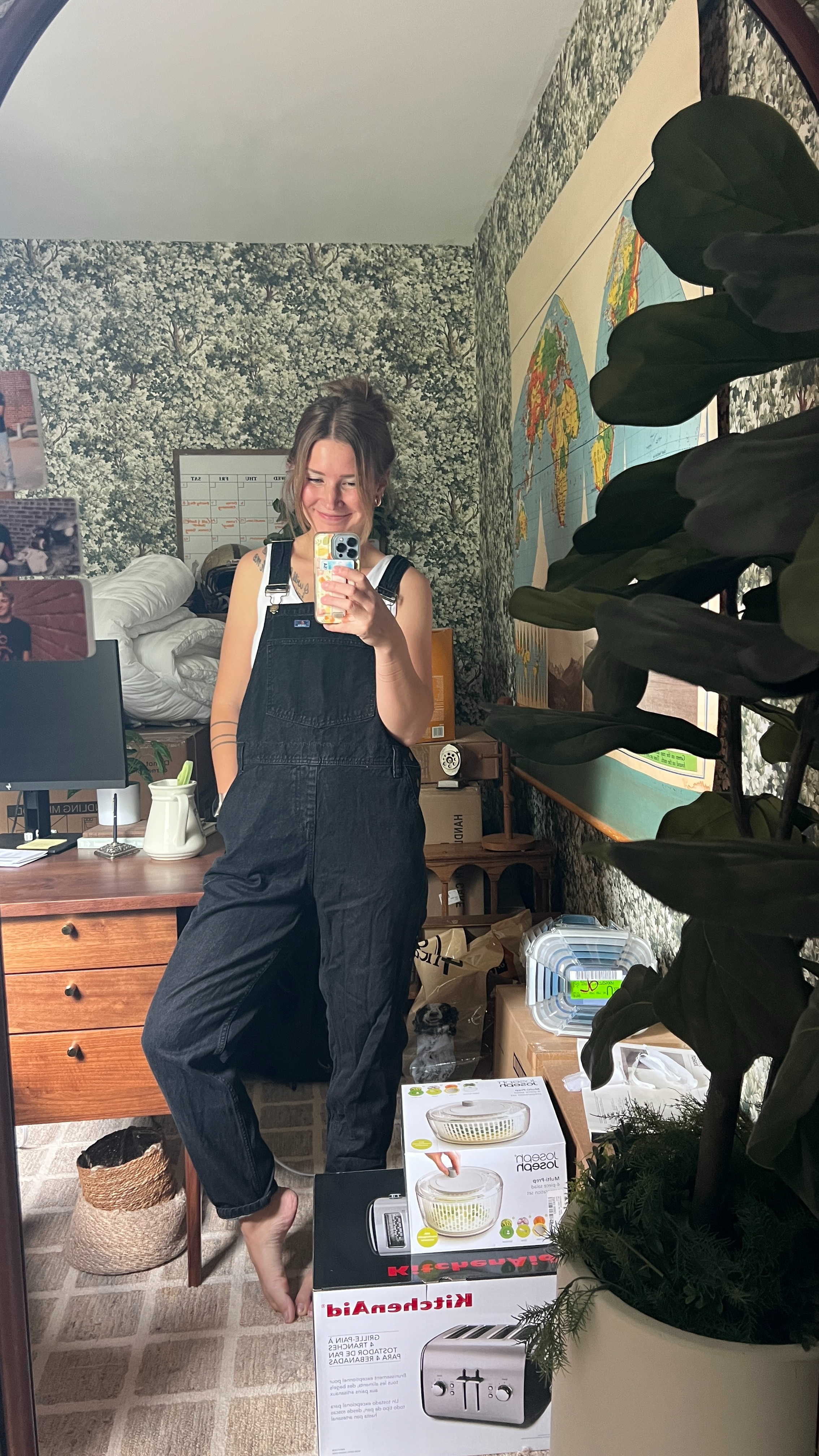 Tempted to not get these overalls dirty... lol ya right. 

 