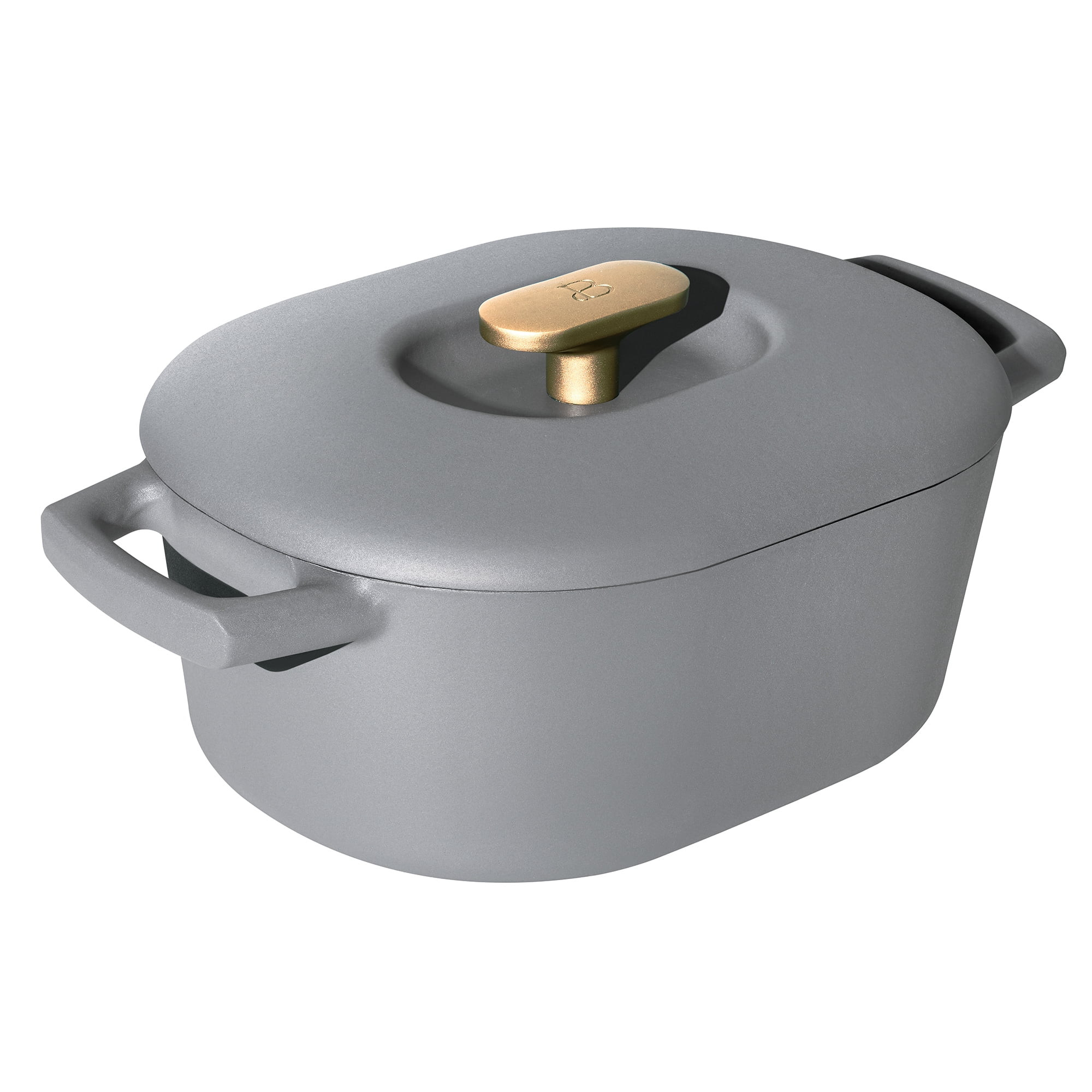 Beautiful 6QT Enamel Dutch Oven, Grey Smoke by Drew Barrymore | Walmart (US)