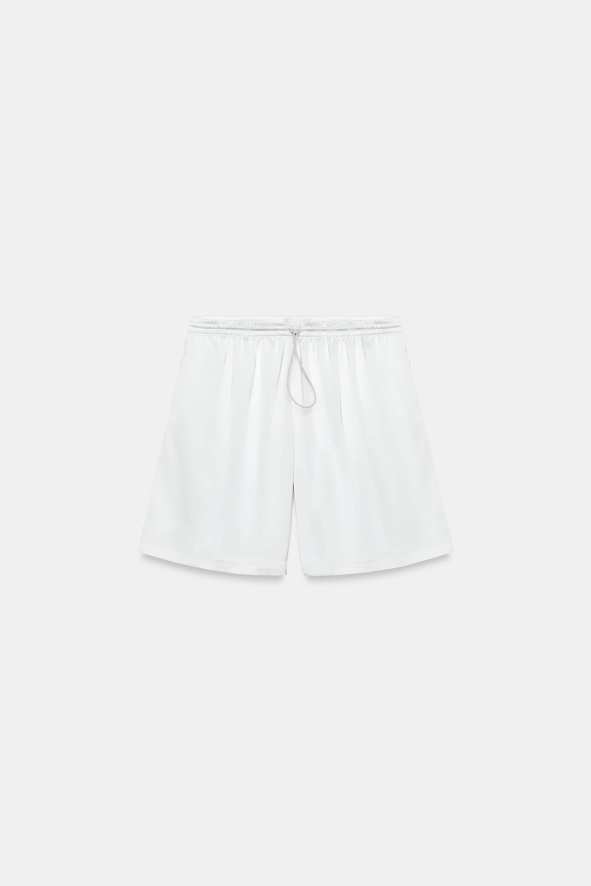 SATIN EFFECT STOPPER SHORTS | Zara US