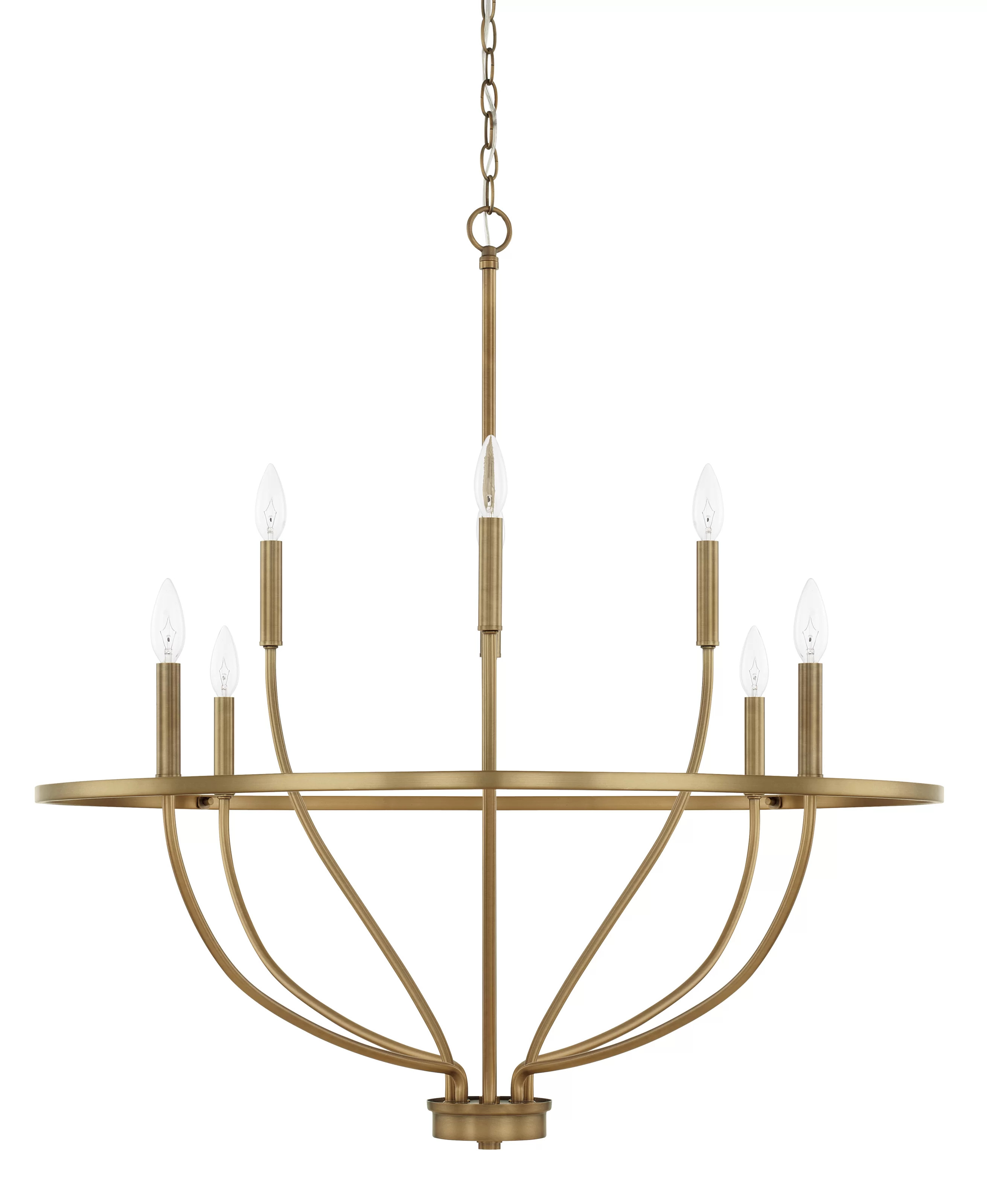 Babson Dimmable Wagon Wheel Chandelier | Wayfair North America