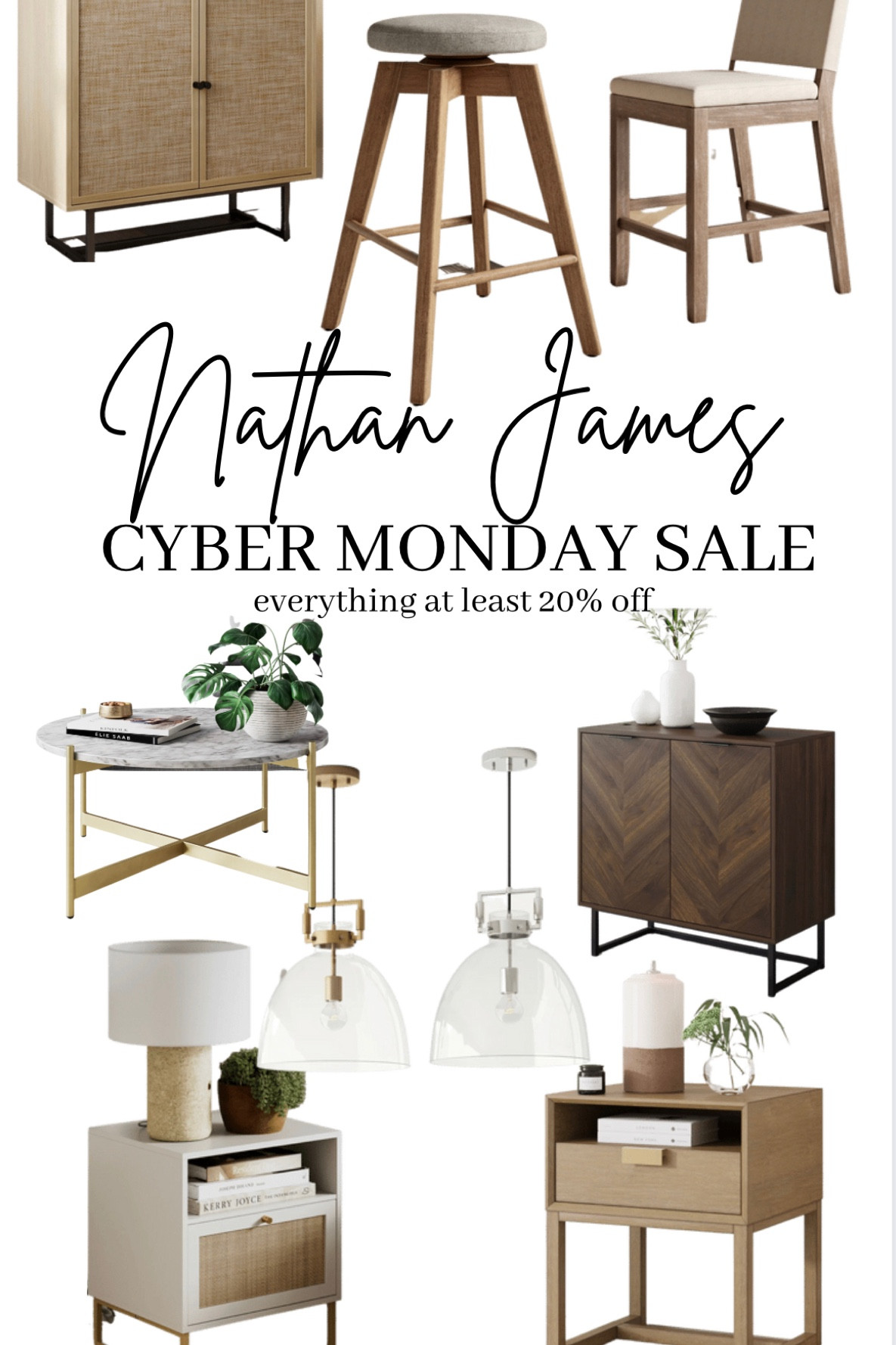 Nathan James furniture cyber Monday sale! Everything starting at 20% off!

Console, bar stools, lighting, bar cart, modern, mid century modern, coffee table, side table 

#LTKhome #LTKCyberweek