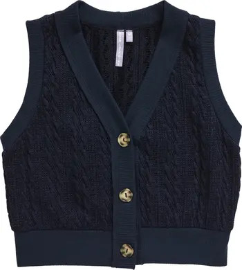 Kids' Cable Knit Sweater Vest | Nordstrom