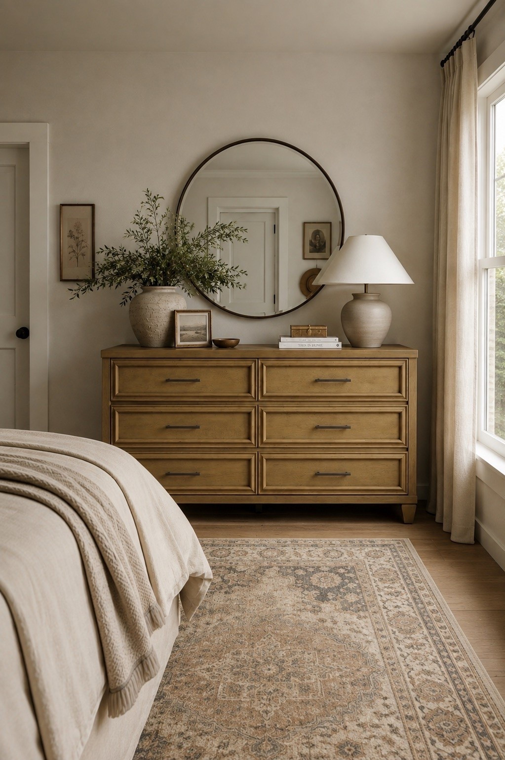 Shop everything here. This dresser is almost 50% off right now. I just got mine and put it together and it’s so pretty. It looks like pottery barn! I have similar mirrors, lamps, vases and decor linked below! ￼

#LTKHome #LTKSaleAlert