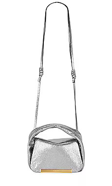 DeMellier London Mini Lisbon Bag in Silver Metallic from Revolve.com | Revolve Clothing (Global)