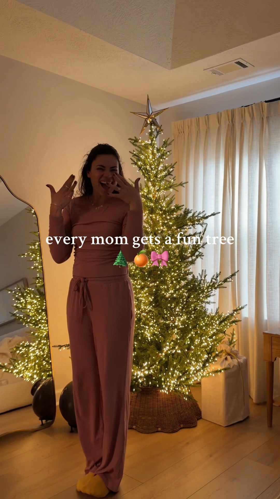 The cutest pink Christmas tree ornaments!! 
Size small outfit mauve rose color, I am 5’6” and it’s long enough!! 
Pink Christmas 
Christmas tree 2025

#LTKGiftGuide #LTKmomlife #LTKHoliday