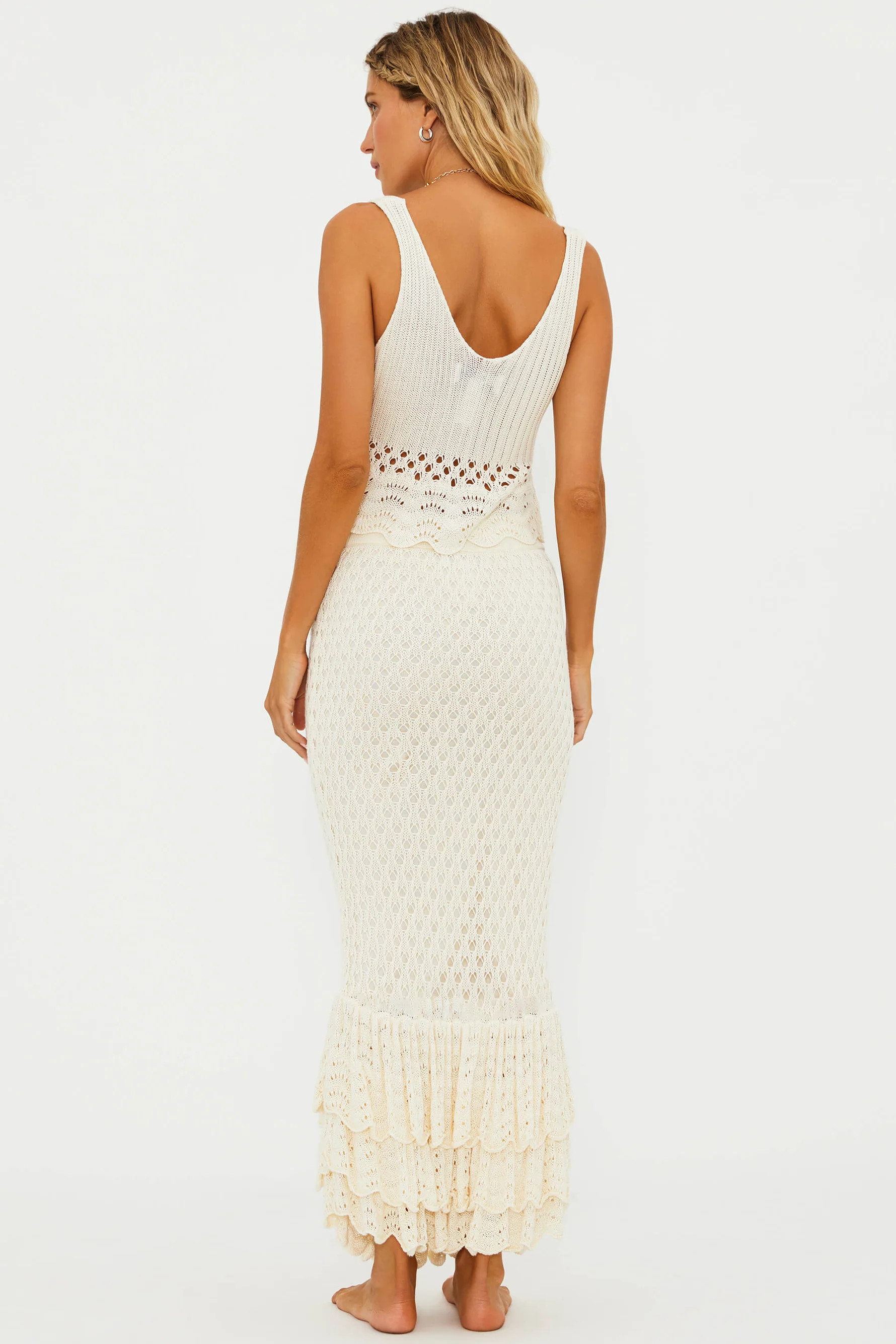 Polly Skirt Ivory | Crochet Skirt | Beach Riot | Beach Riot