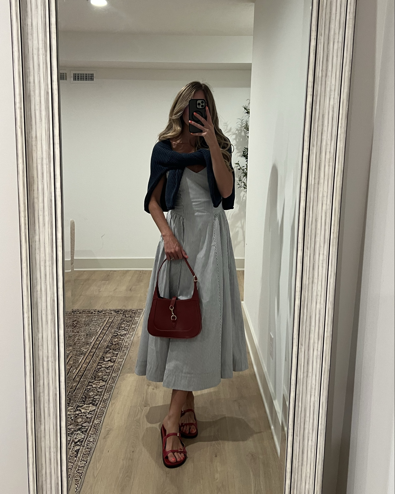 MDW Outfits  for Nantucket. Sizing below:
Size small tall in sweater
Size 6 in striped dress
Size 27 long in striped pants (run on the bigger side)
Size medium in white pants and striped shorts.  
Sized up to medium in active dress for length. Long torso friendly.  
Wearing my true size in denim shorts.  The naturally run looser
Small in red tank
Small in red skort

#LTKSeasonal

#LTKSeasonal