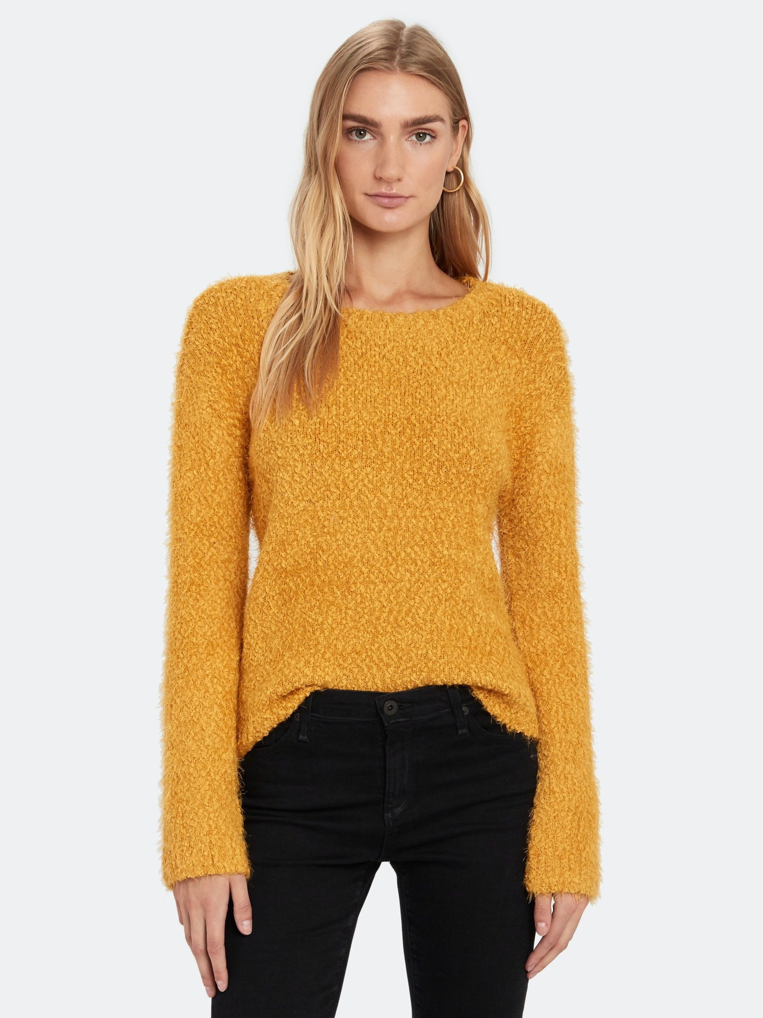 Get a Crew Fuzzy Boucle Knit Sweater | Verishop