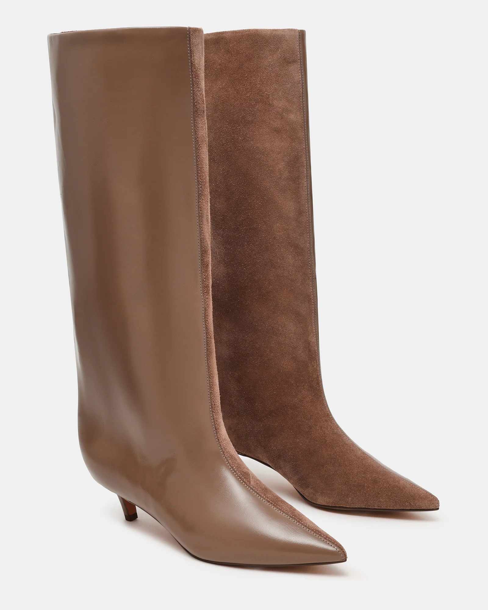 Steve Madden Women's Lysara Knee High Boots - Taupe Multi - Size 6 - Leather | Steve Madden (US)