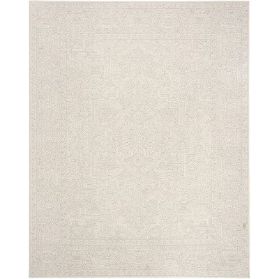 Nourison Grace 5'3" x 7'3" Ivory Light Grey Vintage Indoor Rug | Target