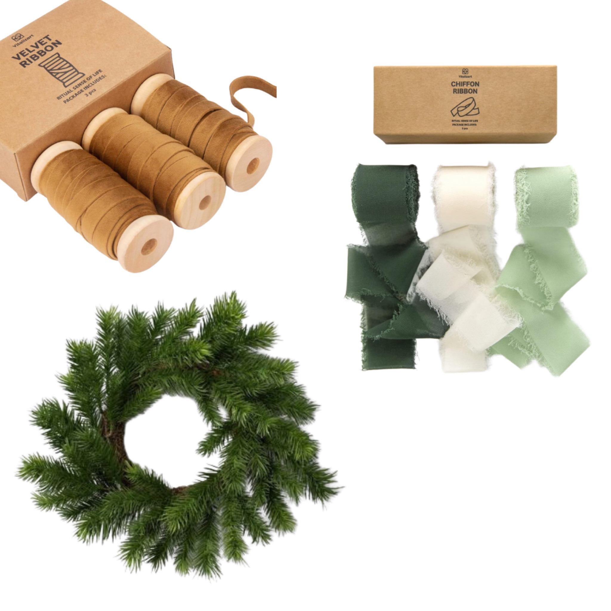 Found really cute ribbon options for some faux greenery glow-ups around the house… starting with these $10 mini wreaths. Love how they turned out!

#LTKSeasonal #LTKhome #LTKHoliday