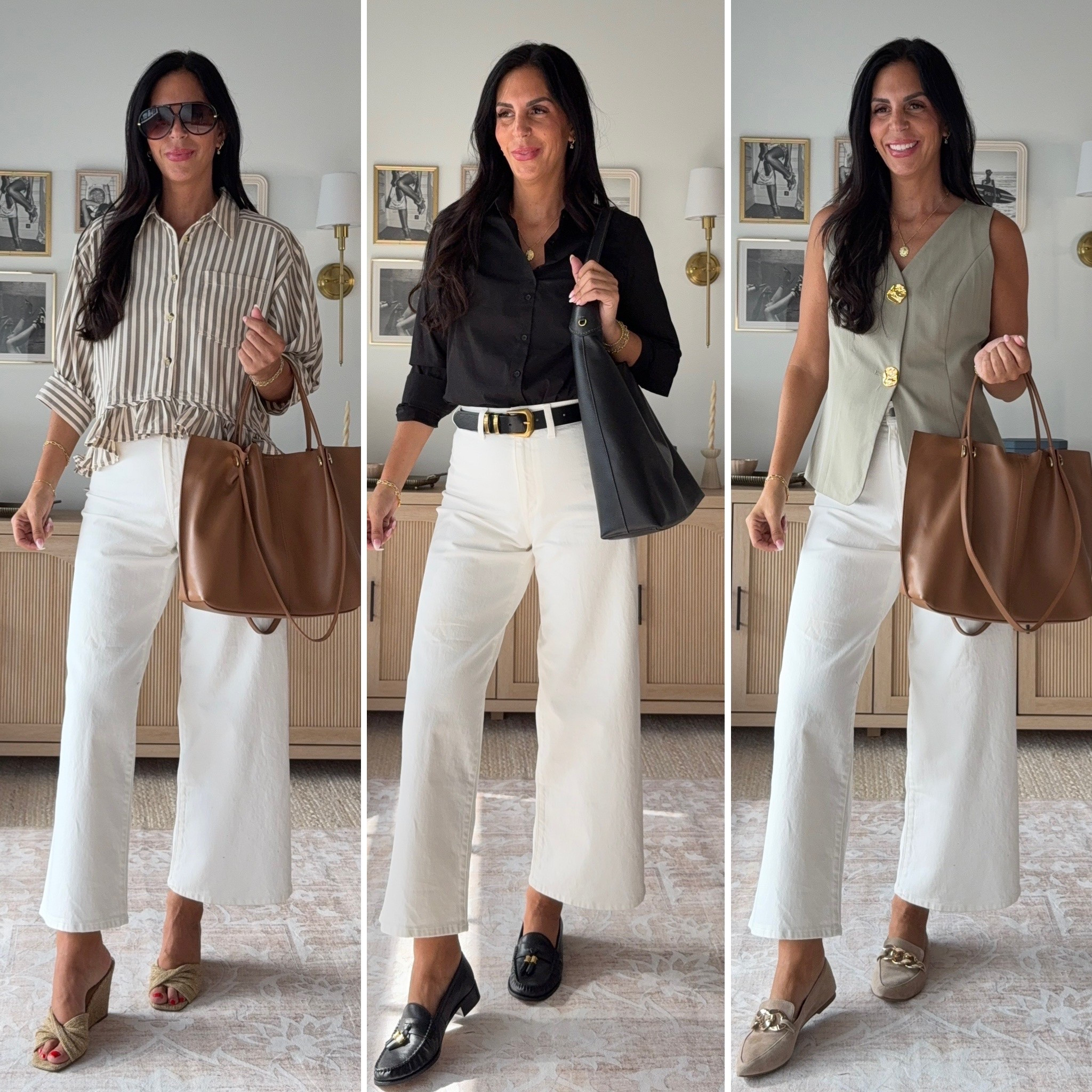 Citizens denim on a target budget. These $28 denim have been a staple in my closet. I Ken so many colors. This cream color has a chokehold on me and even heading into Fall months. 
Denim - size 4 (if between, size up) 
Tops are all a small 

#LTKOver40 #LTKU #LTKFindsUnder50