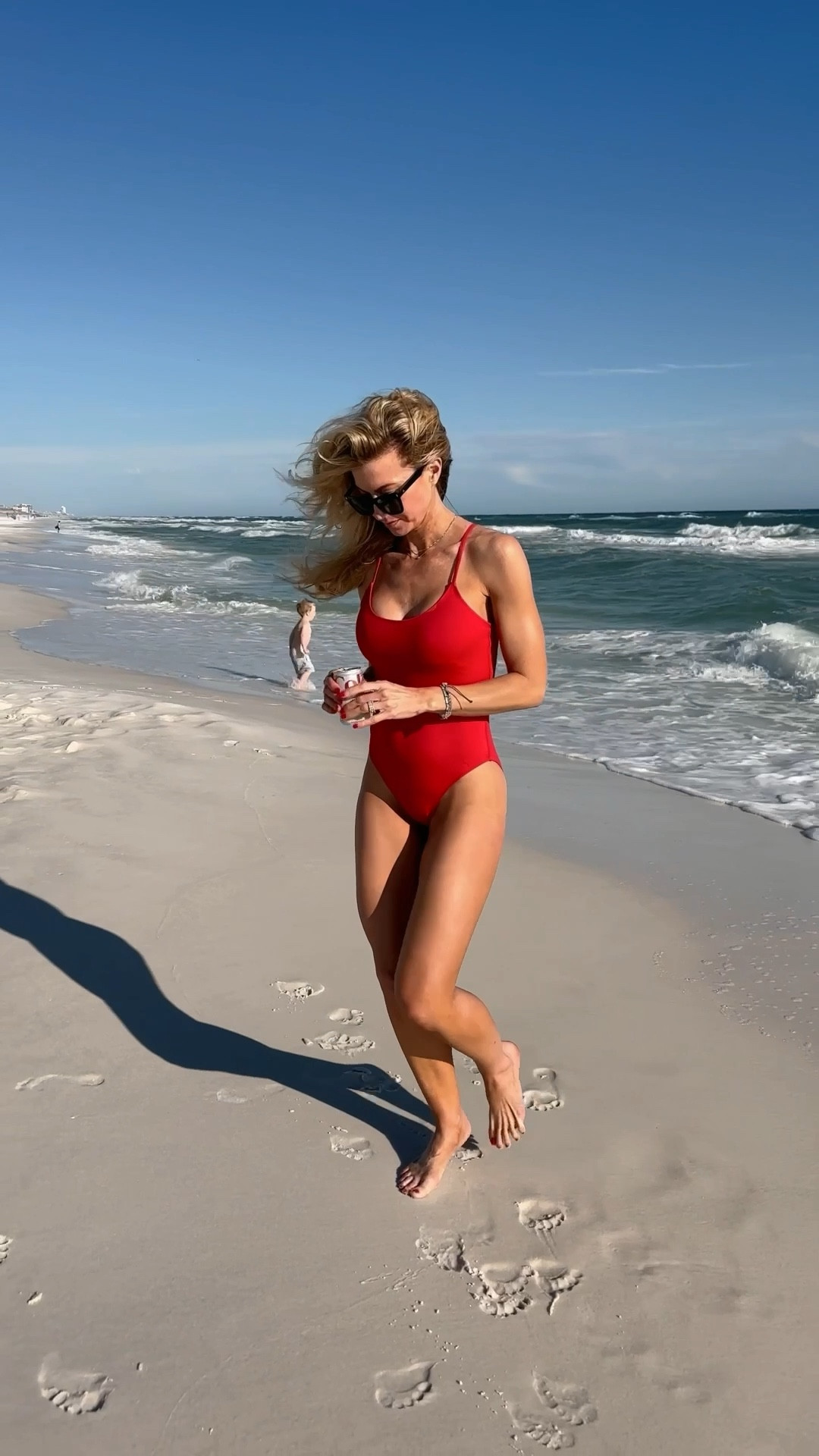 The most perfect red suit. Under $115 and available in reg and long torso length. Removable pads. Wearing long torso in Small. 

Black sunglasses - great price, classic shape

Straw brin hat - my go to beach hat because the string keeps it in place ! 


#LTKspringtrends #LTKTravel #LTKSwim