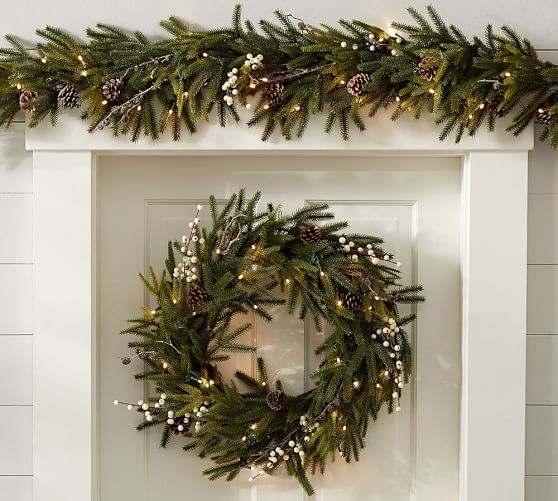 Lit Frozen Pine Collection | Pottery Barn (US)