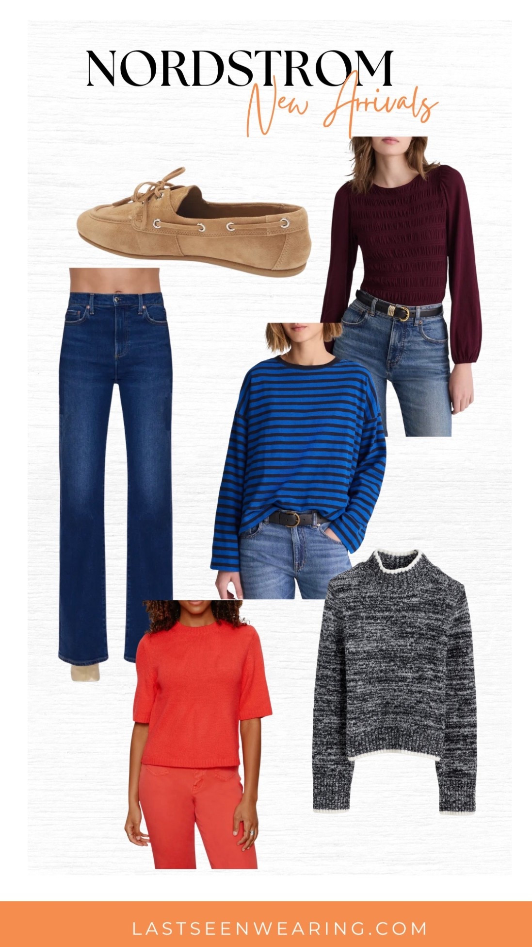Nordstrom New Arrivals
#loafers #jeans #stripedtop

#LTKOver40