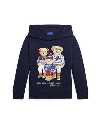 Toddler and Little Boys Polo Bear Family Fleece Hoodie | Macy's