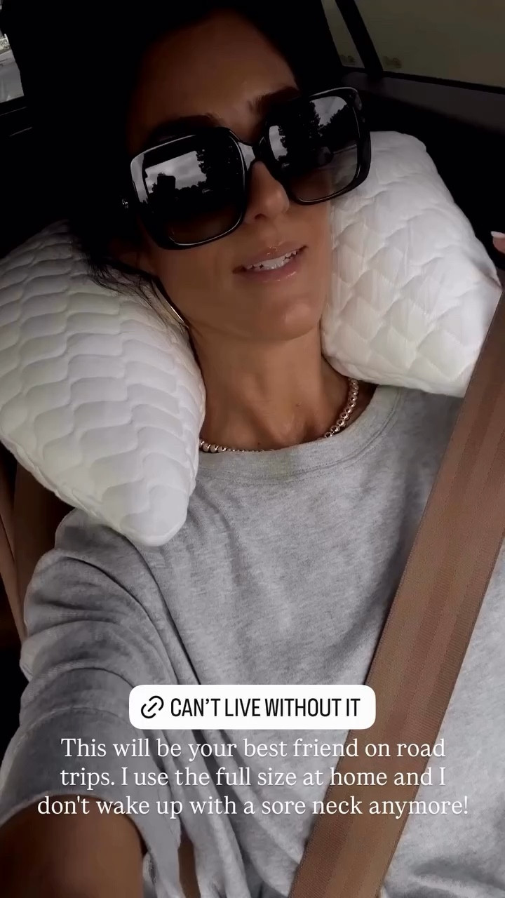 This will be your best friend on road trips. I use the full size at home and I don’t wake up with a sore neck anymore! 

#LTKTravel #LTKselfcare #LTKBeauty