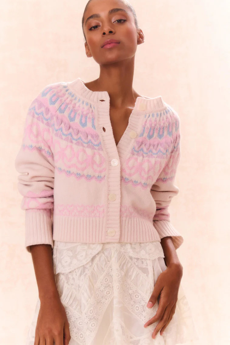Shantae Wool Knit Cardigan | LoveShackFancy