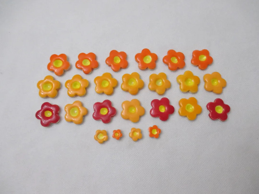 OR24 - TINY FLOWERS  - Ceramic Mosaic Tiles | Etsy (US)