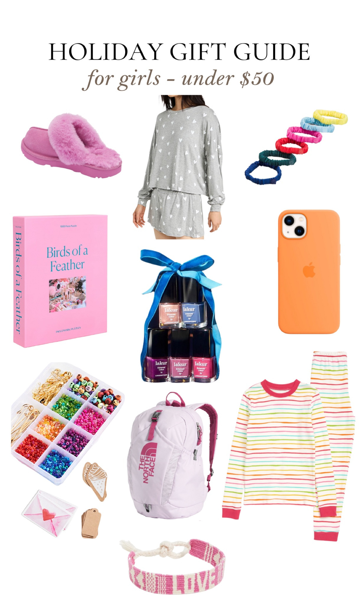 Gift guide - for girls under $50