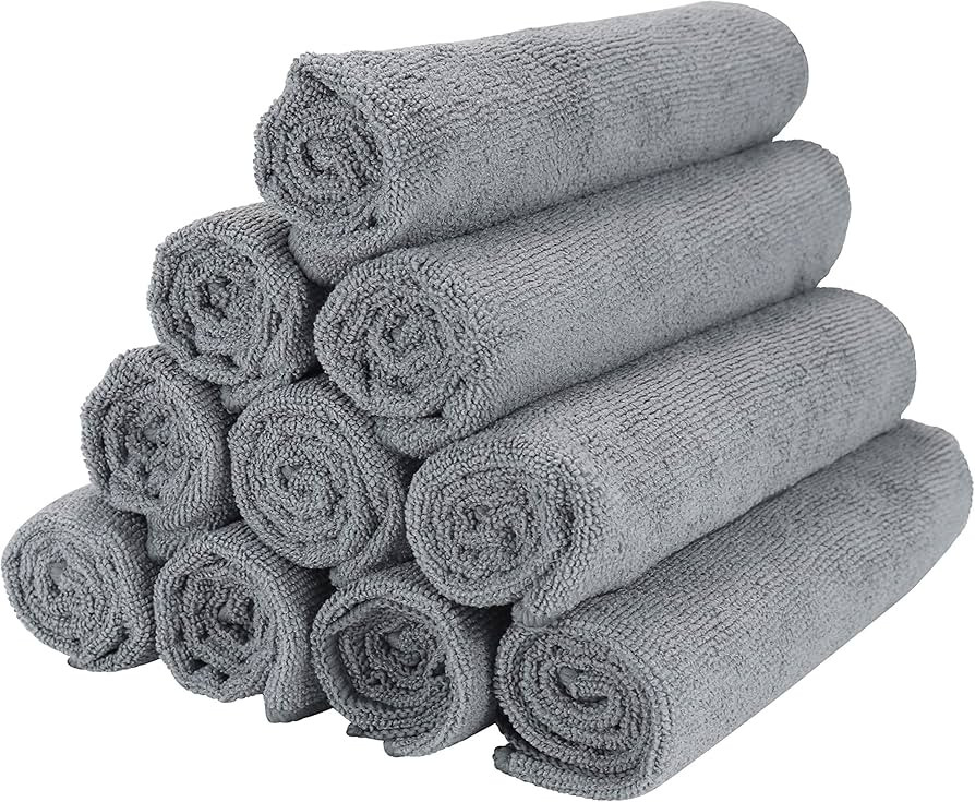 Arkwright Microfiber Gym Towel - Pack of 12 - Super Soft, Quick Dry Workout Sweat Towels, 300 GSM... | Amazon (US)