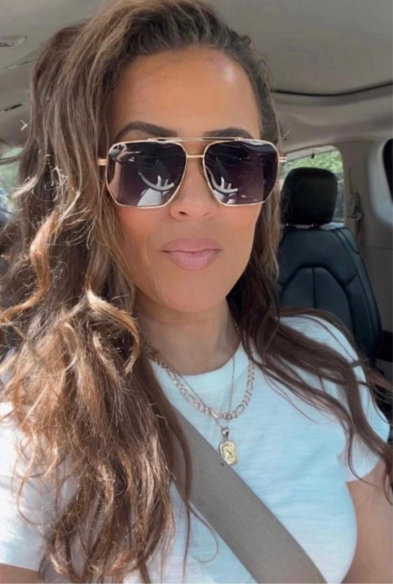 My favorite Bottega dupe sunnies and my favorite basic tee, LOVE the distressed wash of this budget friendly tshirt, available in multiple colors, designer inspired sunglasses, accessories, favorite sunglasses, sunglasses, Amazon, Amazon find, Madewell #LaidbackLuxeLife

Top: S (love this tee I wear multiple times a week! It’s so good!)

Follow me for more fashion finds, beauty faves, lifestyle, home decor, sales and more! So glad you’re here!! XO, Karma

#LTKStyleTip #LTKFindsUnder50 #LTKOver40