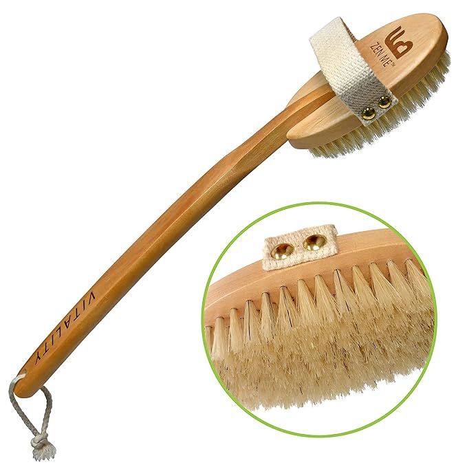 Premium Dry Brush for Cellulite and Lymphatic Massage for Glowing Tighter Skin – Plastic-Free N... | Amazon (US)