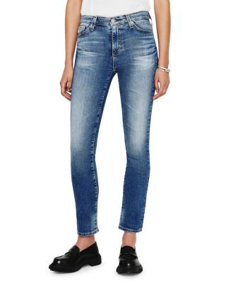 Mari High Rise Slim Straight Jeans | Bloomingdale's (US)