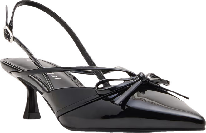 Madden Girl Women's Vixen Bow Slingback Kitten Heel Pumps - Macy's | Macy's