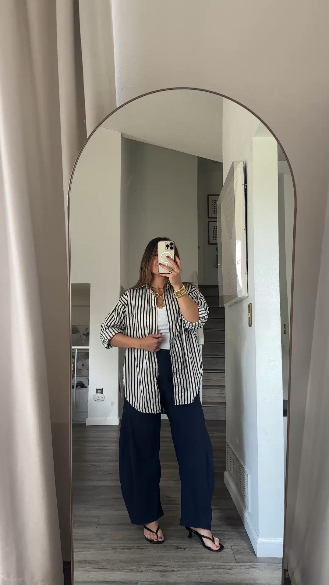 Chicest pants via Amazon! They are available in more colors. 
Tank top size xs
Shirt is old, linking similar ones
Pants size small


#LTKmomlife #LTKootd #LTKSeasonal