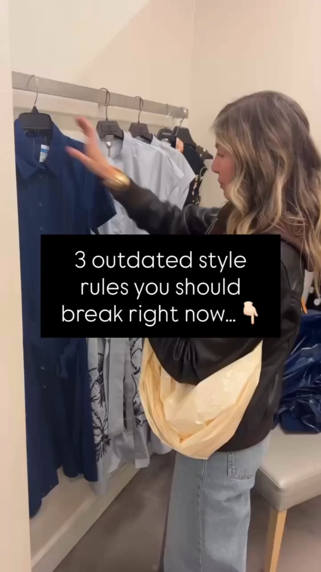 Ready to break free from old-school style rules? 🙌 

Here are 3 you should ditch ASAP: 
1️⃣ Always tuck your top. - Sometimes a half-tuck or leaving it loose creates a more modern look! 
2️⃣ Stick to skinny jeans. - Wide-leg, straight-leg, and flared styles are trending and so flattering! 
3️⃣ Avoid mixing prints. - Stripes and florals? Leopard and plaid? They’re better together! 

Which rule are you breaking first? Need help modernizing your wardrobe? Let’s chat! 💌 

#PersonalStylist #StylingTips #StyleWithPurpose #PersonalStyling #StyleOver40 BreakTheRules