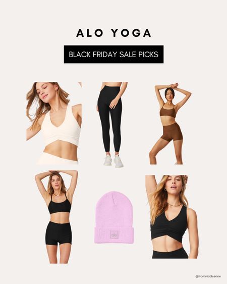 Alo Yoga Black Friday sale picks including staple biker shorts for the spring and summer!🛍️🛍️I’m personally buying the beanie, airlift legging, chocolate intrigue bra and chocolate 3” airlift biker shorts!

#LTKsalealert #LTKfit #LTKCyberweek