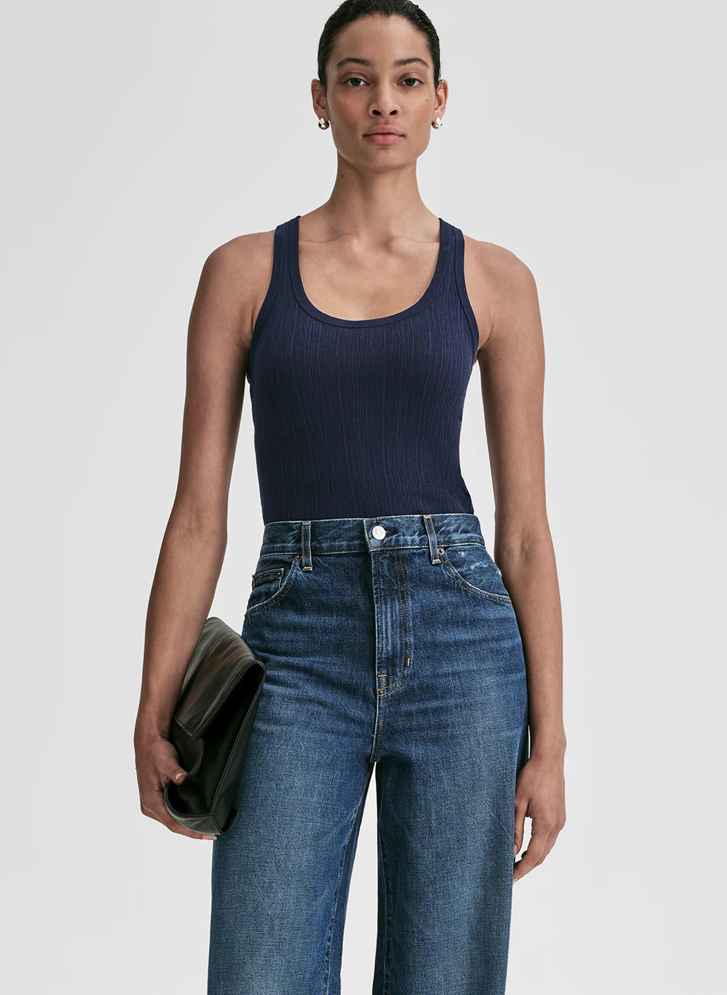 Iris Fine Cotton Knit Tank | A.L.C