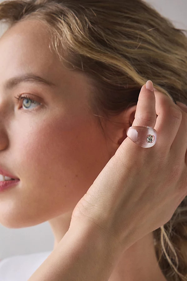 BONBONWHIMS UO Exclusive Pink Jelly Pop Ring in Pink, Women's at Urban Outfitters | Urban Outfitters (US and RoW)