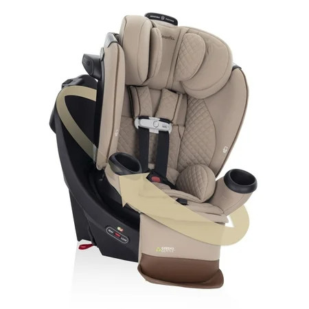Revolve360 Extend All-in-One Rotational Car Seat with Green & Gentle Fabric (Travertine) | Walmart (US)