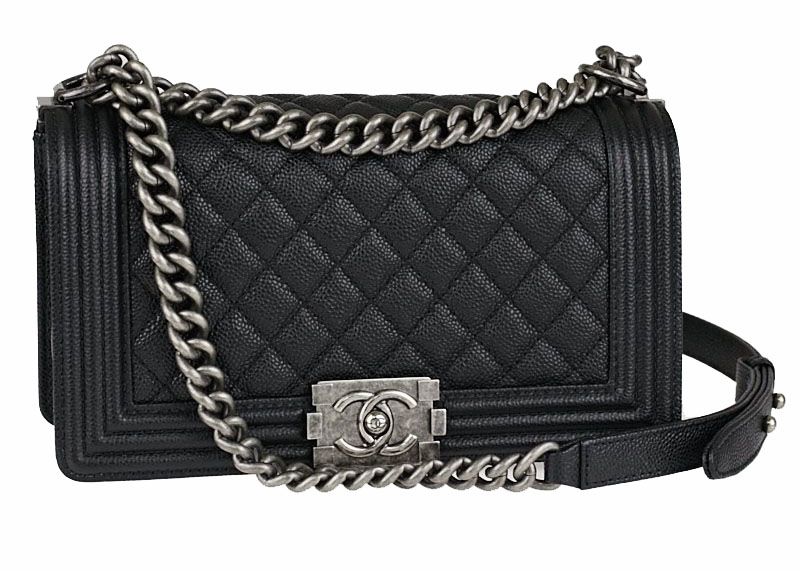 Chanel Boy Flap Quilted Medium Caviar Black | StockX