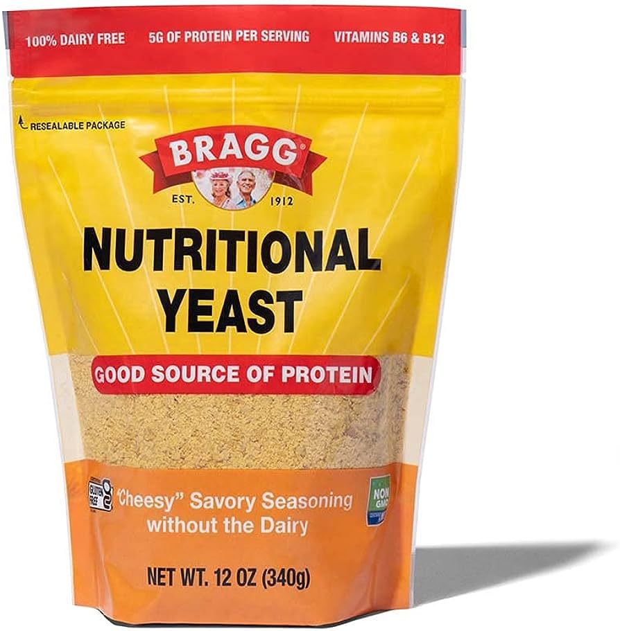 Bragg Premium Nutritional Yeast Seasoning - Vegan, Gluten Free – Good Source of Protein & Vitam... | Amazon (US)