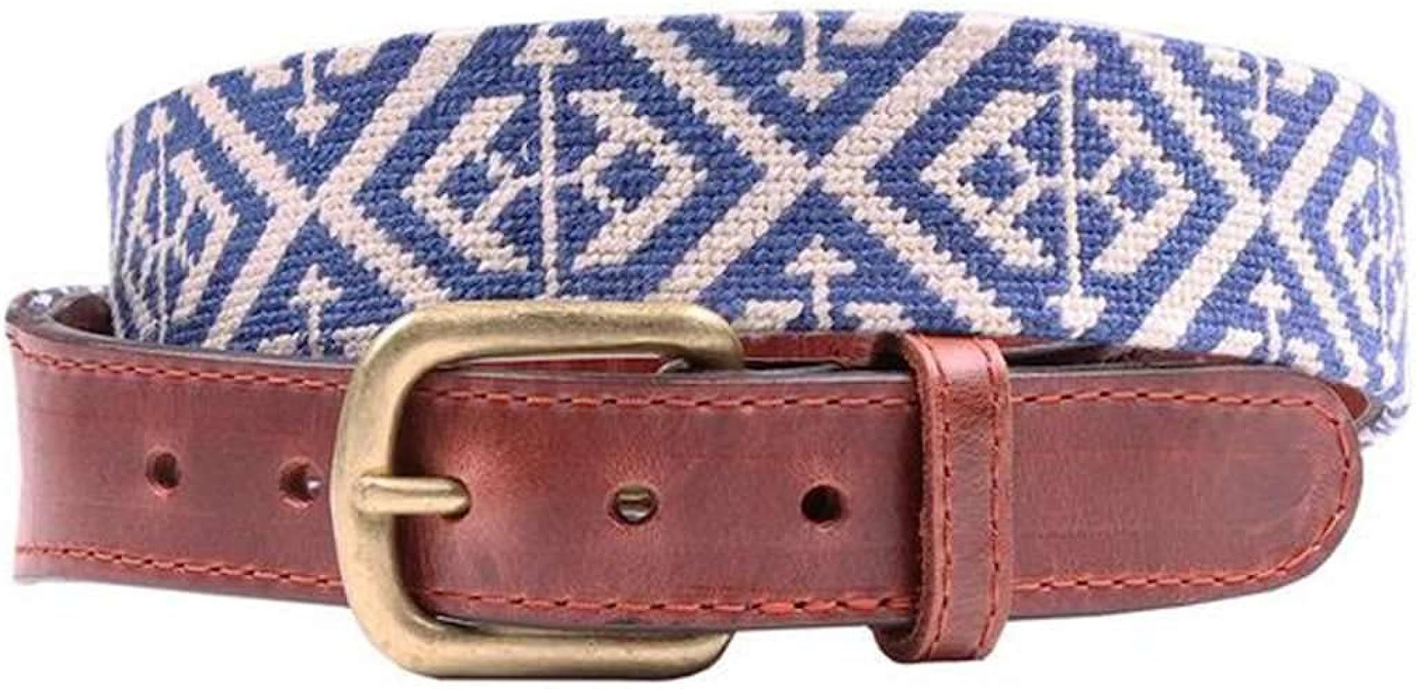 Scarsdale Needlepoint Belt by Smathers & Branson | Amazon (US)