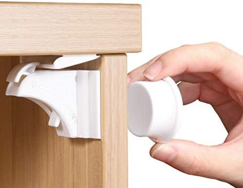 Baby Proofing Child Safety Cabinet Locks by NANAPLUMS Magnetic Baby Locks for Kitchen Drawers, Cu... | Amazon (CA)