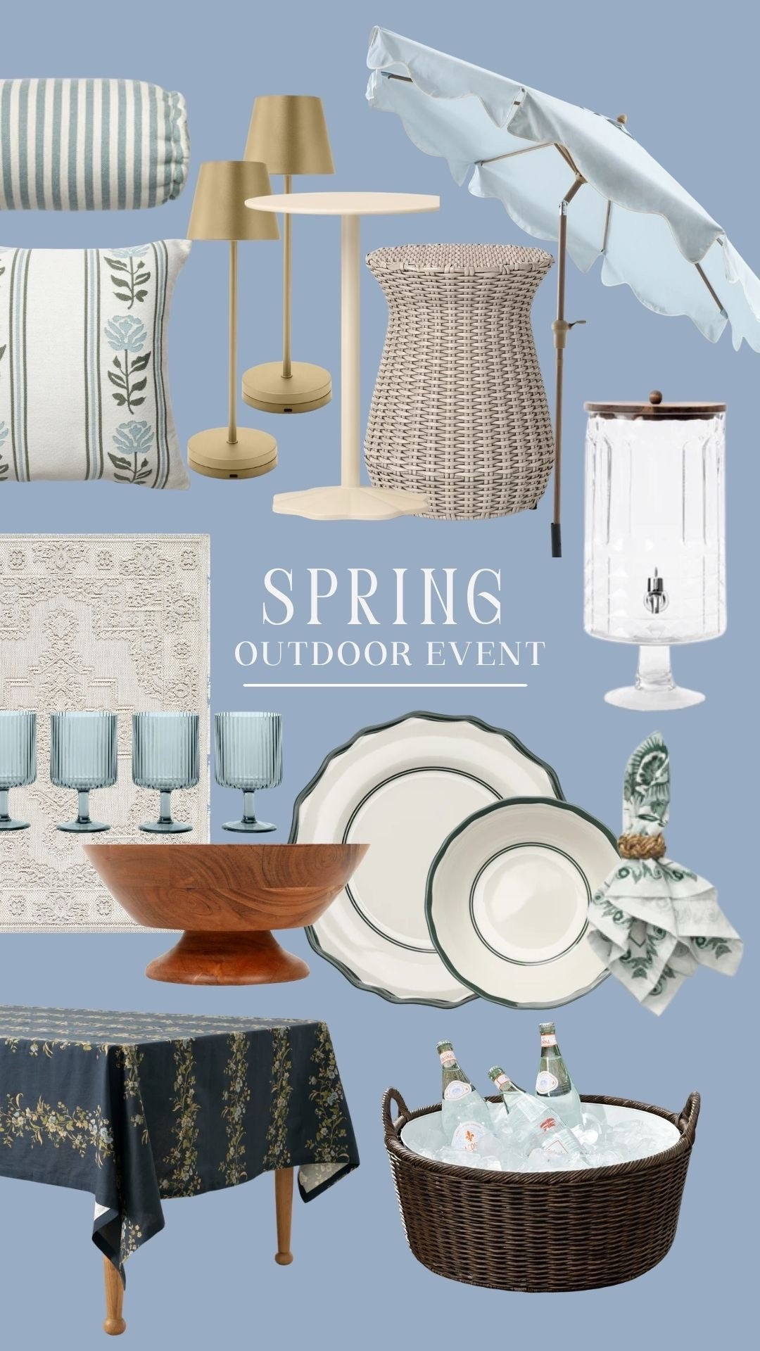  Spring Outdoor Entertaining + SALE 
tablecloth, drink bin, melamine plates, outdoor party, hostess, hosting, drink dispenser, solar lights, outdoor pillows, side table, outdoor table

#LTKSeasonal
