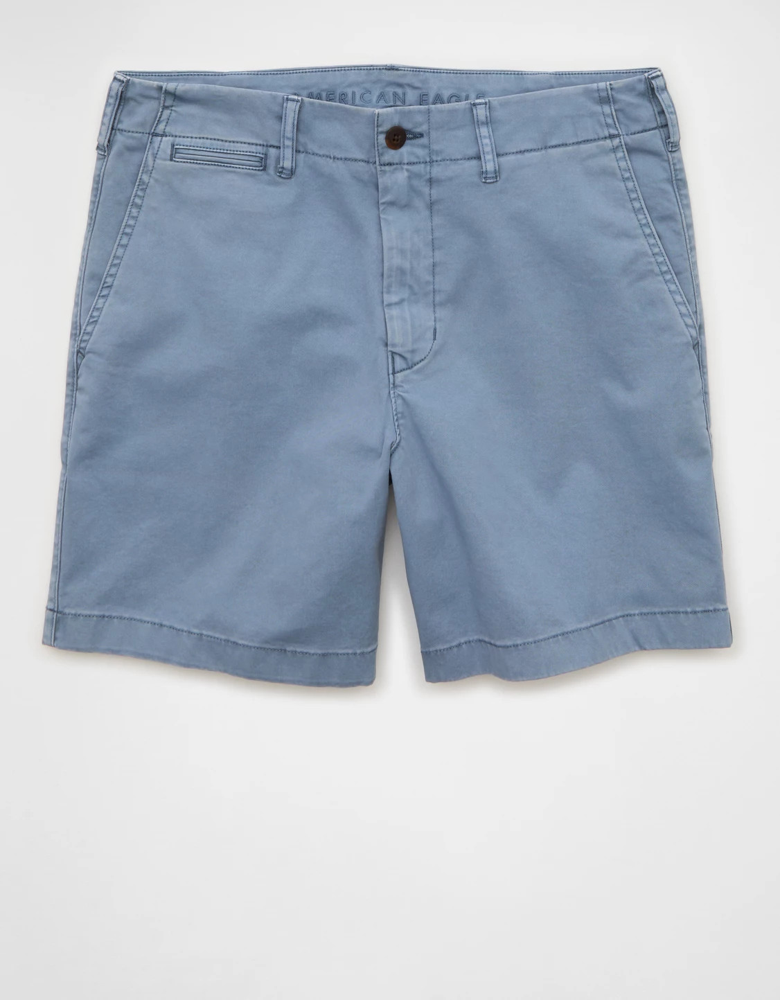 AE 7" Flex Lived-In Khaki Short | American Eagle Outfitters (US & CA)