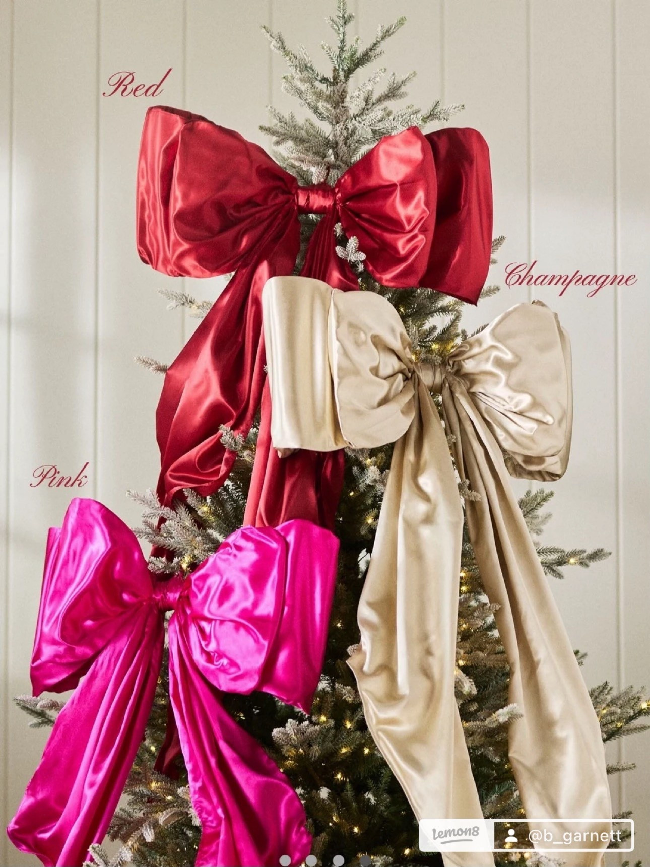 They brought back our gorgeous oversized bow tree topper back this year 

Christmas decor | holiday decor | Christmas tree topper 

#LTKHome #LTKSeasonal #LTKFindsUnder100