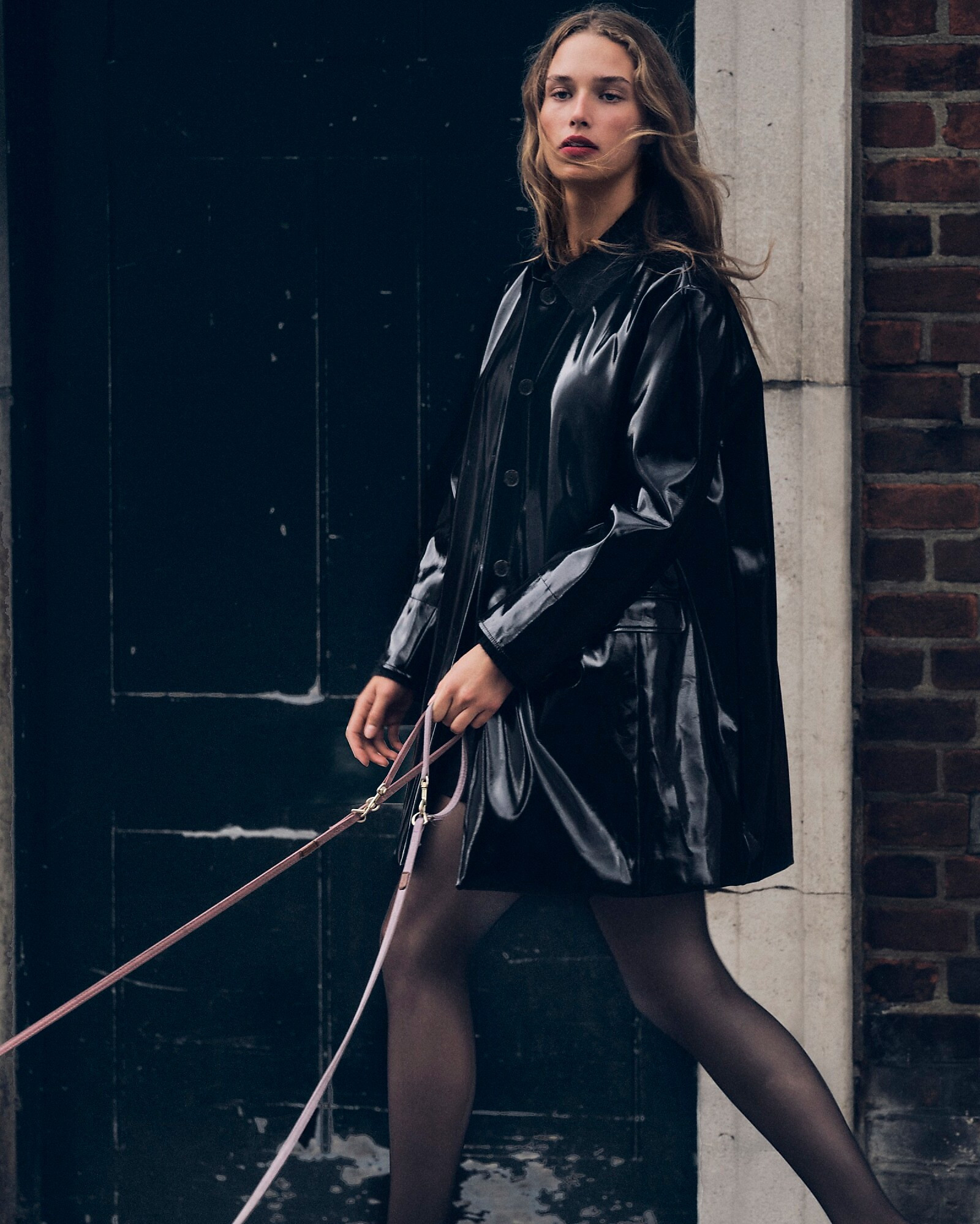 Collection Barn Jacket™ in patent faux leather | J. Crew US